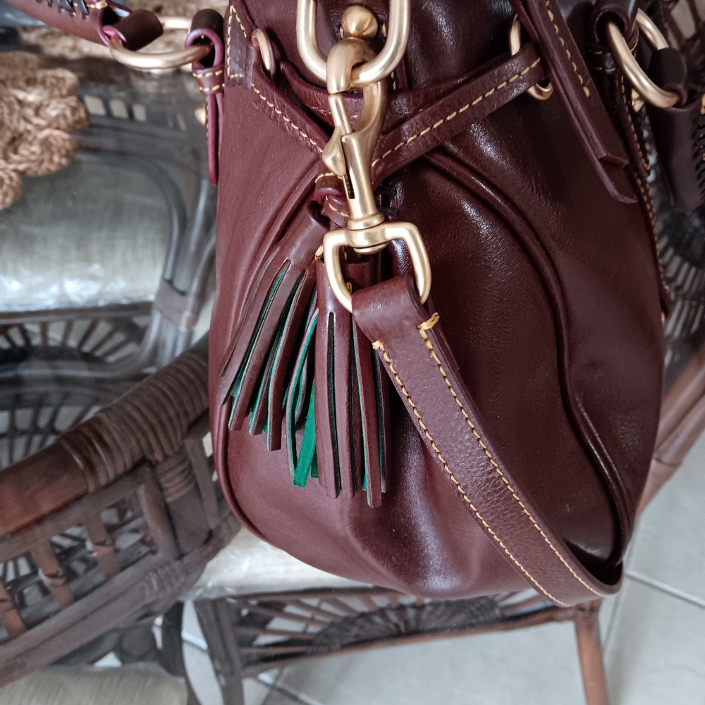 Dooney & Bourke Rich Chocolate Brown Satchel NEW" WOT - Picture 5 of 6